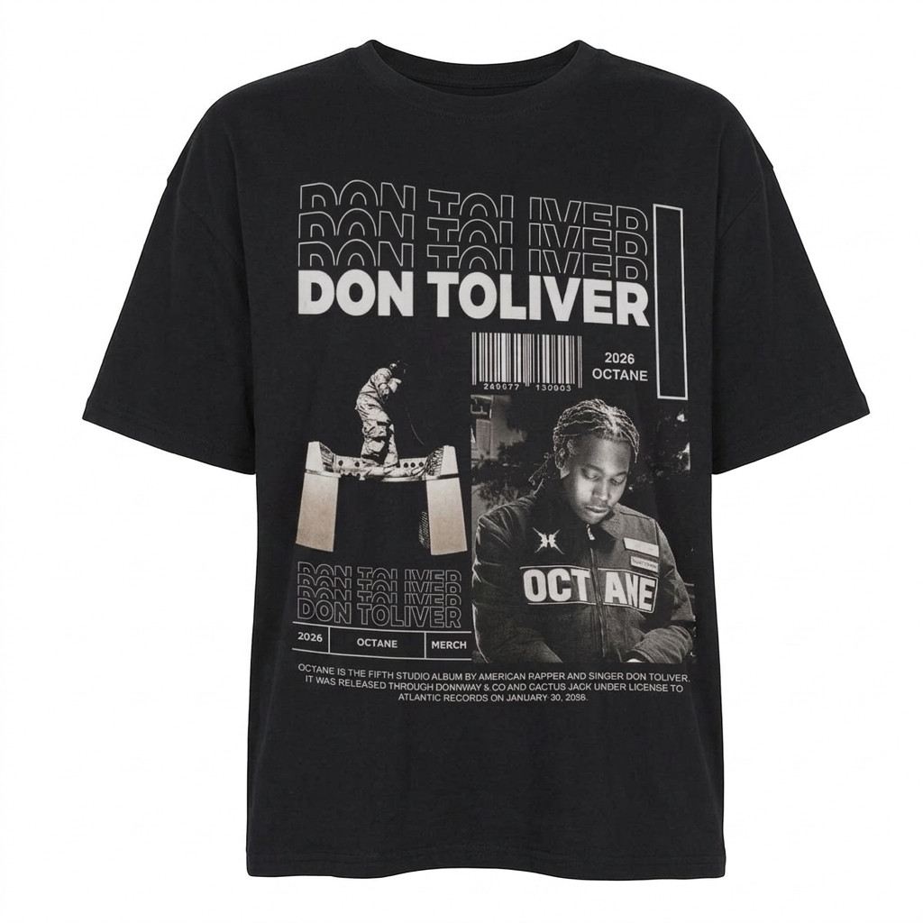 Don Toliver Octane Graphic Tee, Retro Hip Hop Streetwear gallery