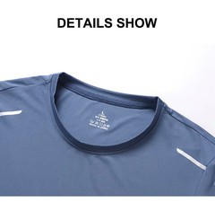 CHRLCK Men Quick Dry Running T Shirt Breathable Hiking Fishing Outdoor Tee Gift