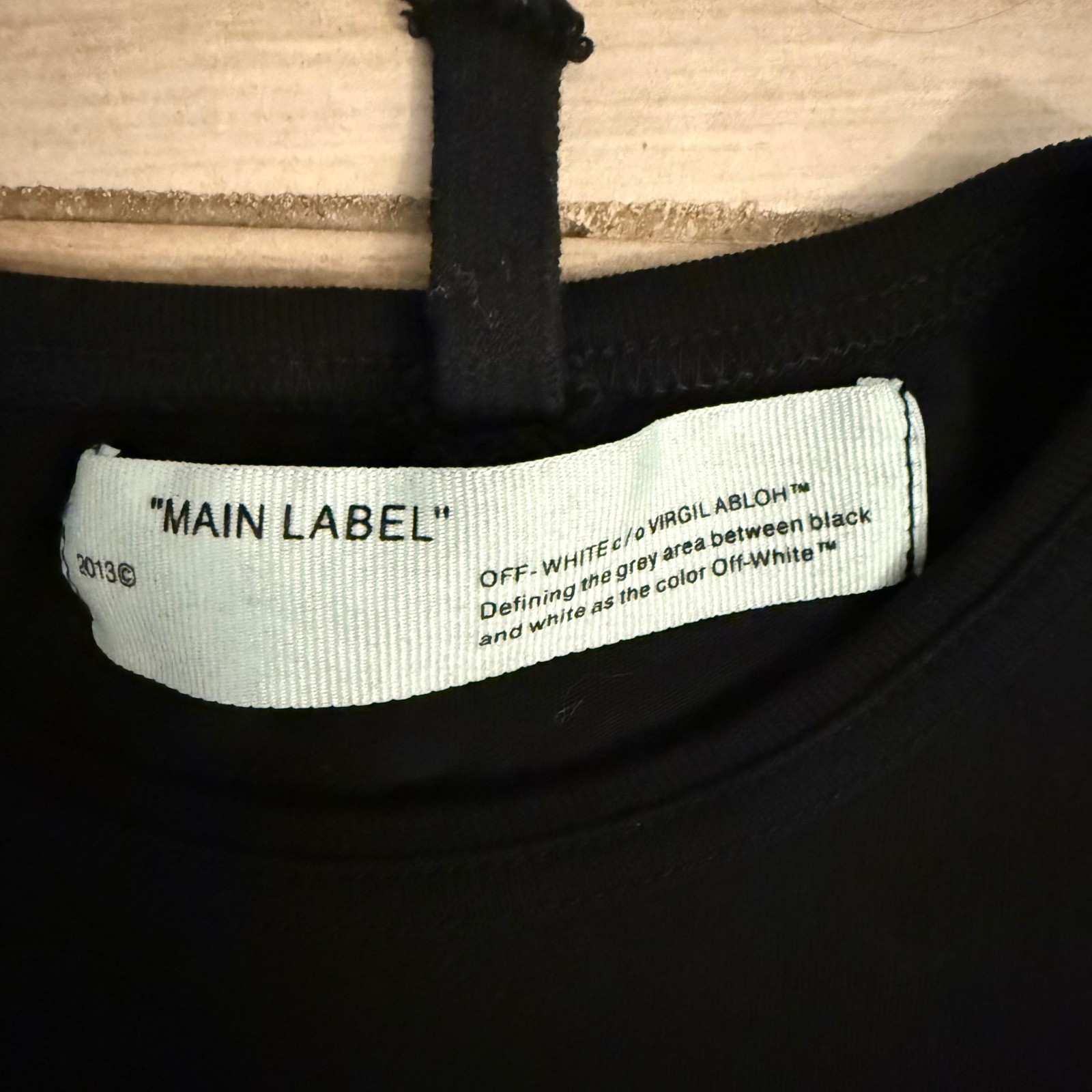 Off-White Virgil Abloh Tape Arrows Graphic T-Shirt Black Mens S Replica gallery