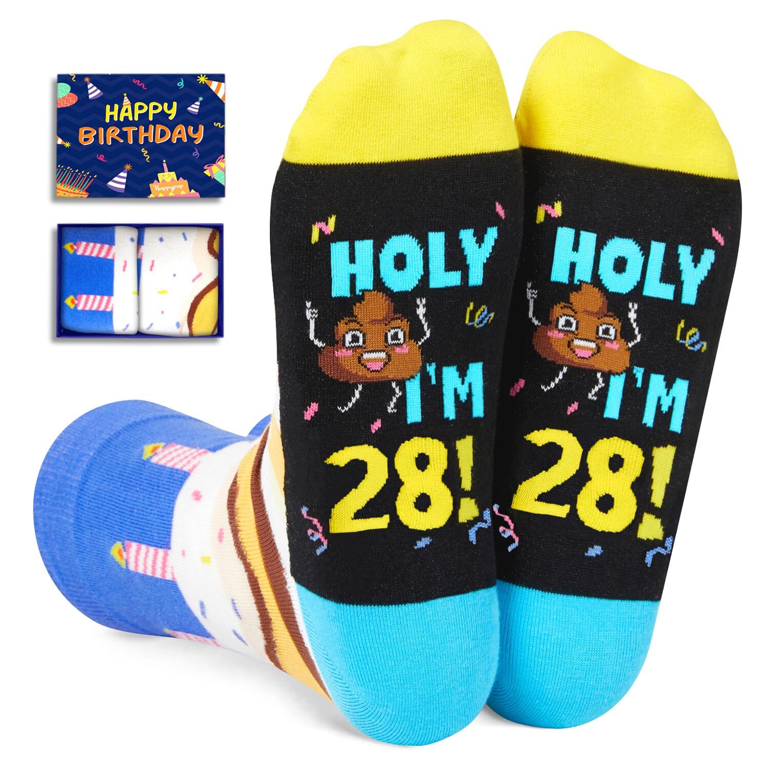 28th Birthday Gifts Ideas Socks – Gifts for Guys in Their 28s 28 Year Old Gif…