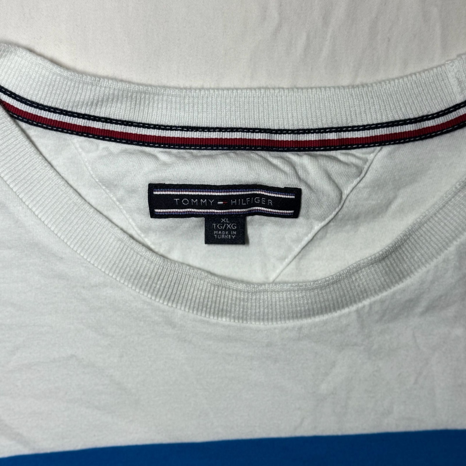 Tommy Hilfiger Multi-Color Horizontal Striped Crewneck T-Shirt gallery