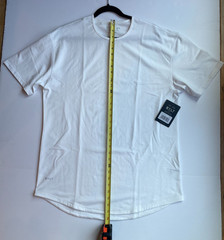 NWT BYLT Premium Basics Signature Drop-Cut T-Shirt Short Sleeve White Men’s XL