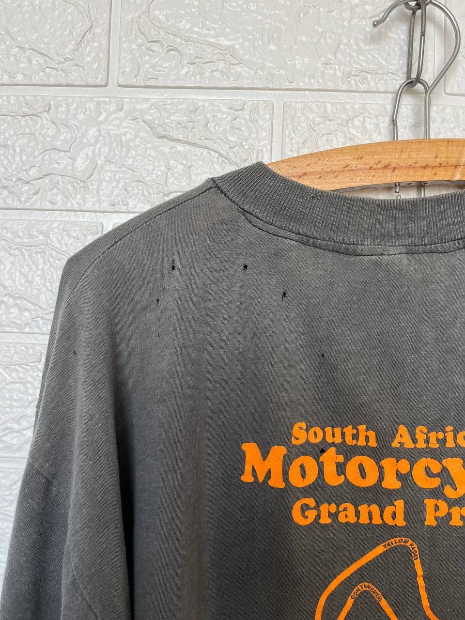 Vintage 1992 South African Motorcycle Grand Prix T-Shirt XL Kyalami FIM Schwantz gallery