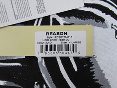 Reason Brand Men’s “Built For Chaos” Print T-Shirt | Black |Size XL NWT.