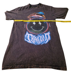Rare Vibras J Balvin Black Washed Crystal Ball Future Finder Tee Size S Grunge