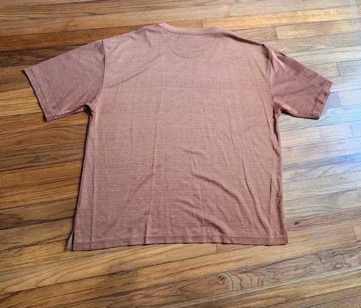 Burma Bibas seven Lot Of 2 men’s Modal rayon blend crewneck Tshirt XL Dot Stripe gallery