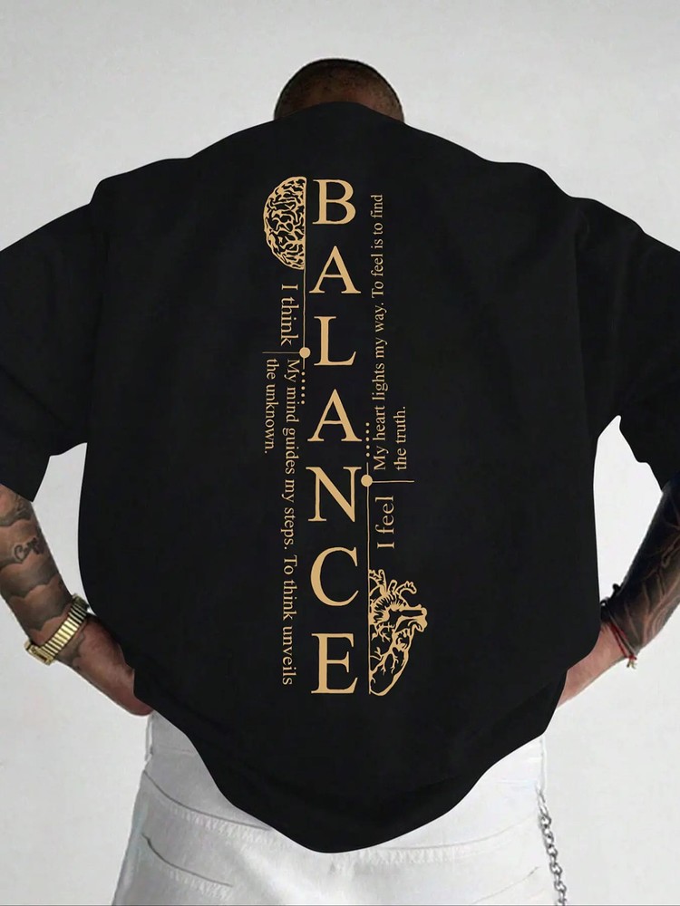 Men’s Regular Fit Graphic Round Neck Short Sleeve Streetwear Tee For Daily Wear