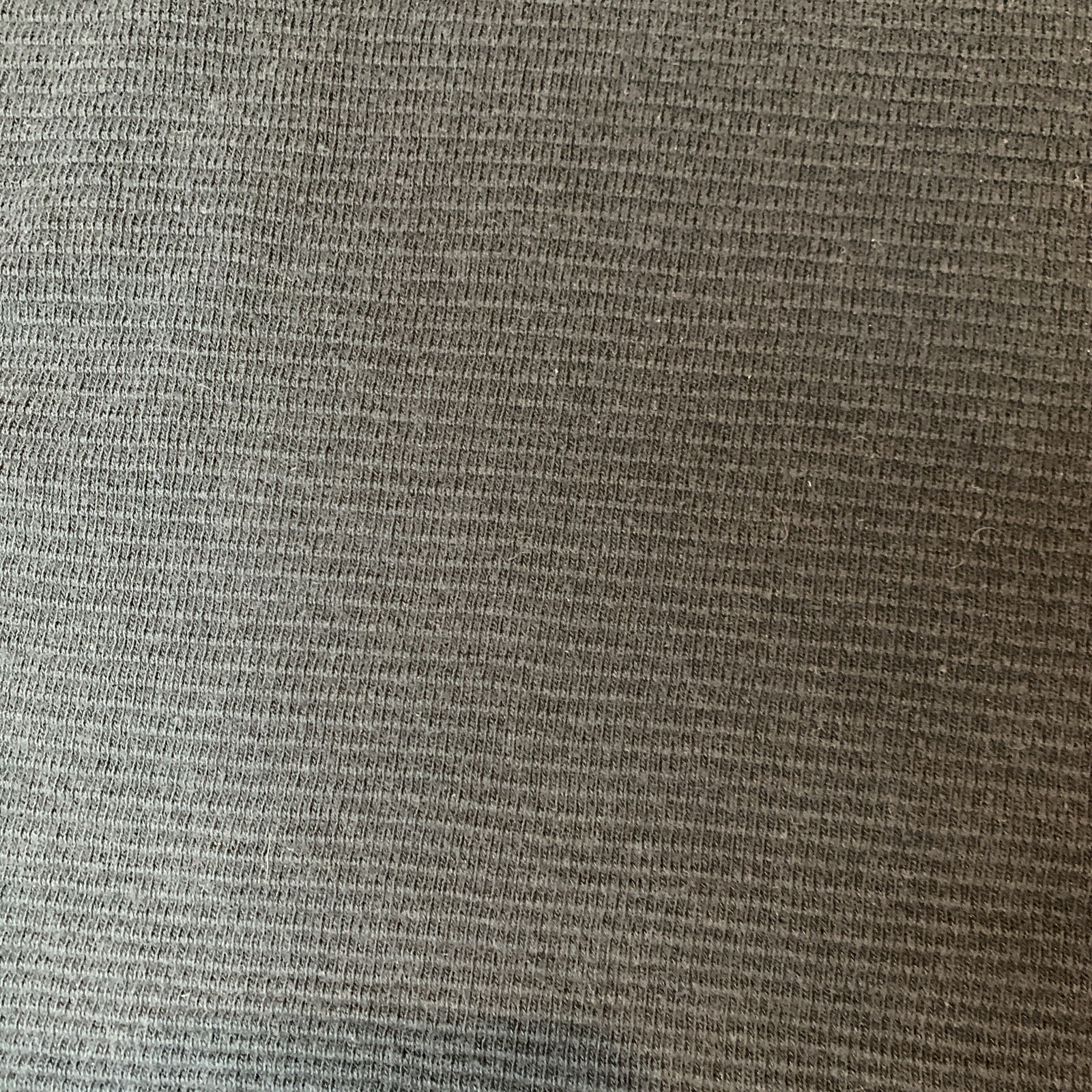 Zara Black T-Shirt Short Sleeve Textured Ribbed Men's Large Stretch gallery