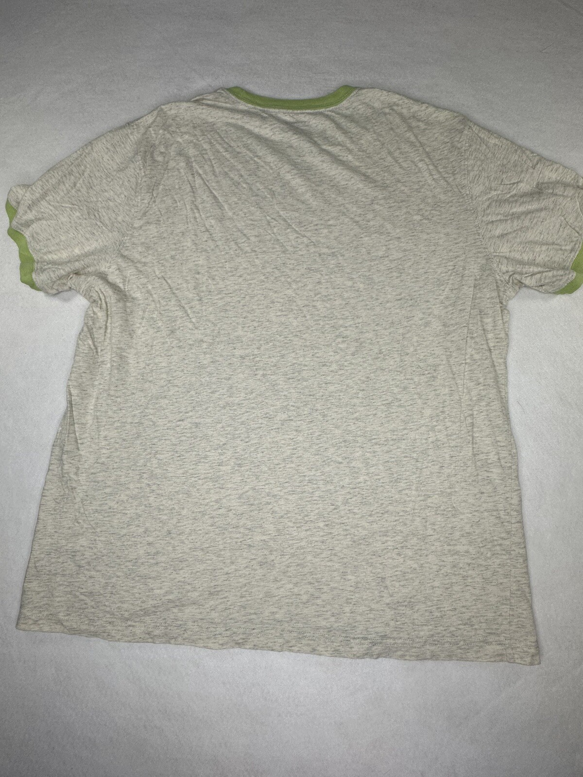 Express Heather Light Green W/Contrasting Trim T-Shirt Mens M SS Crew Neck gallery