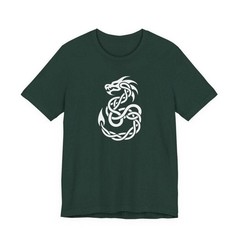 Celtic Dragon Knotwork T-Shirt | Unisex Graphic Print Tee Shirt Design