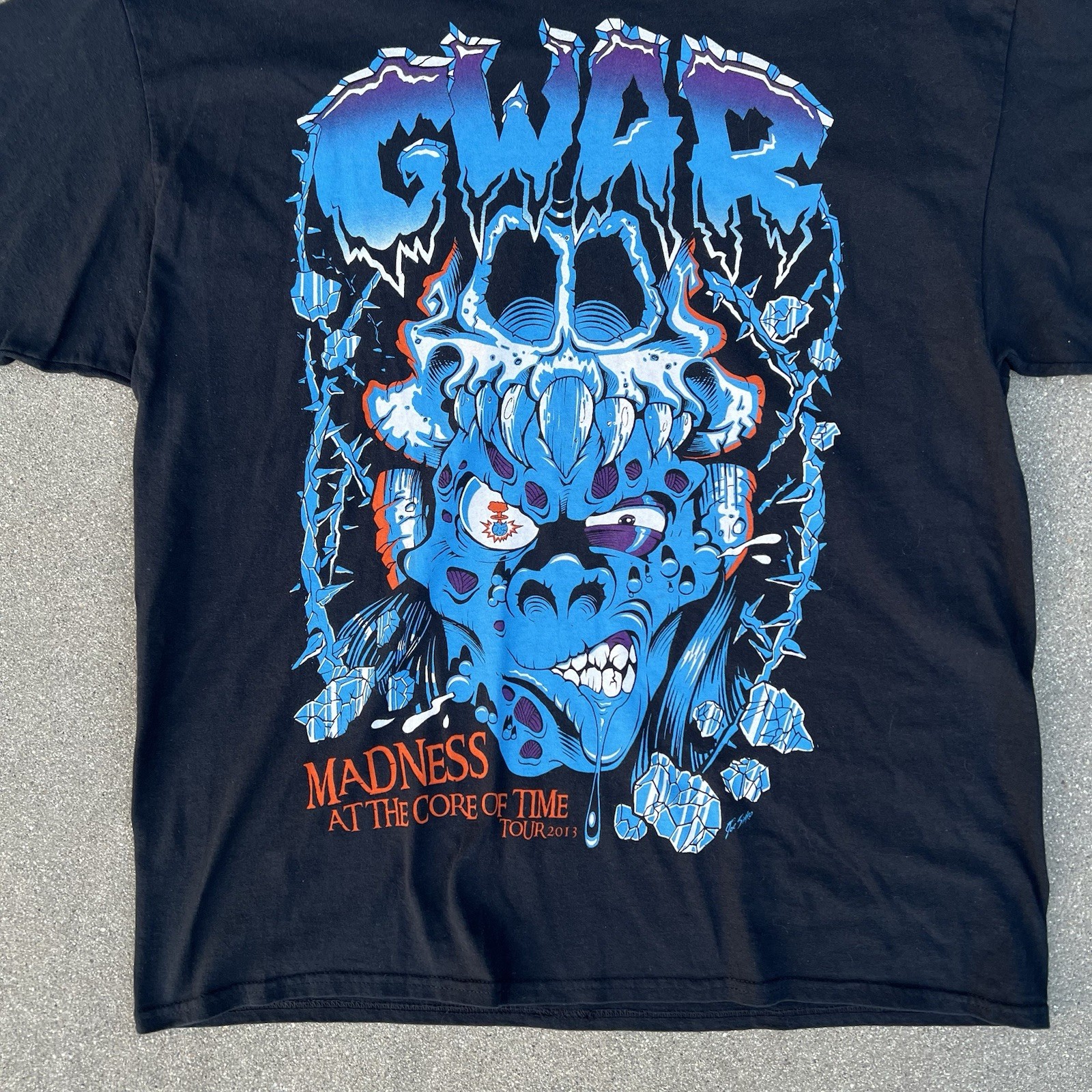 2013 GWAR Madness At The Core Of Time Tour Heavy Metal Punk Band T-Shirt XL gallery