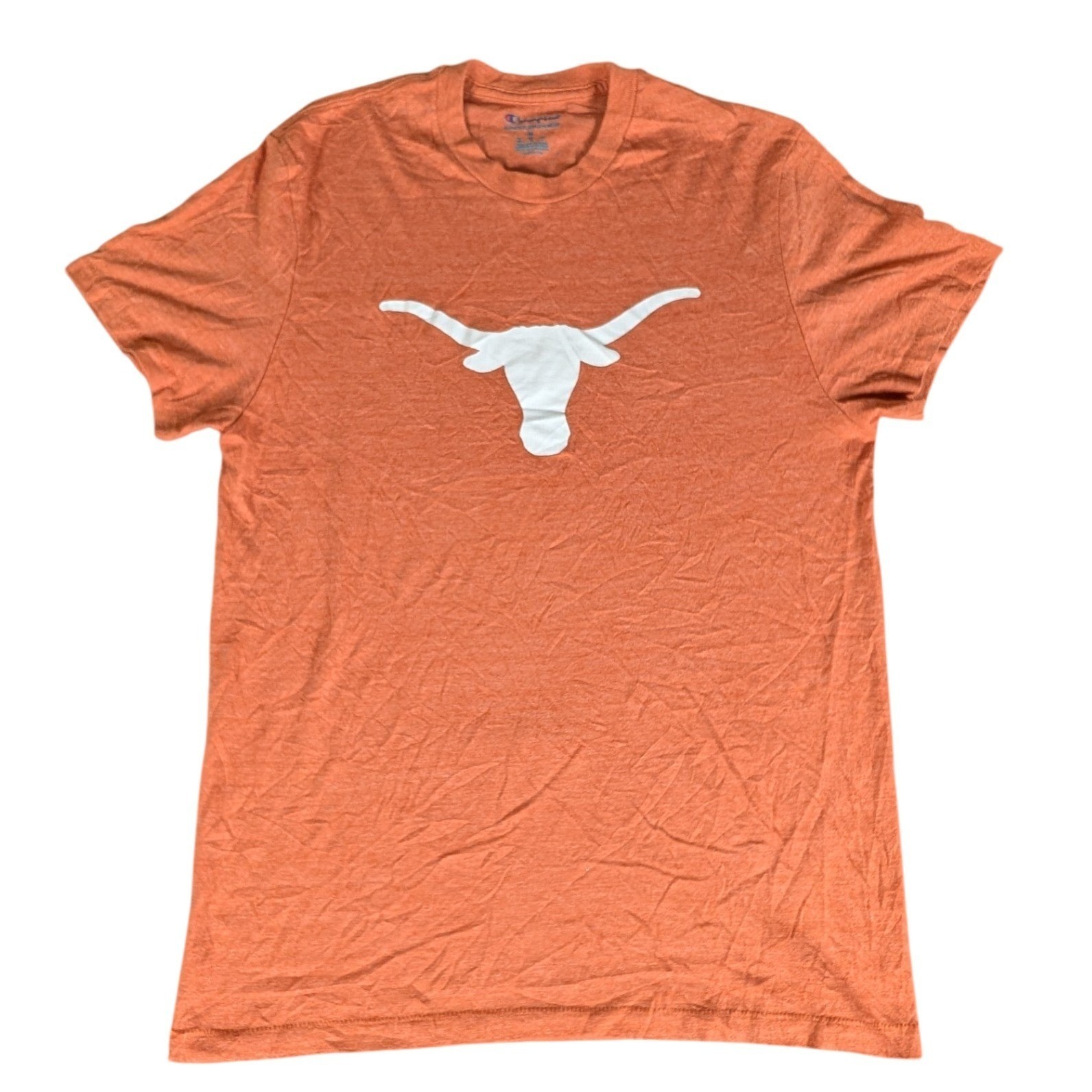 Champion Texas Longhorns Burnt Orange Graphic T-Shirt Mens UT Austin Horns Logo gallery
