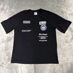 Jeep Spirit T Shirt Mens Size Medium Black Heritage Embroidered Patch