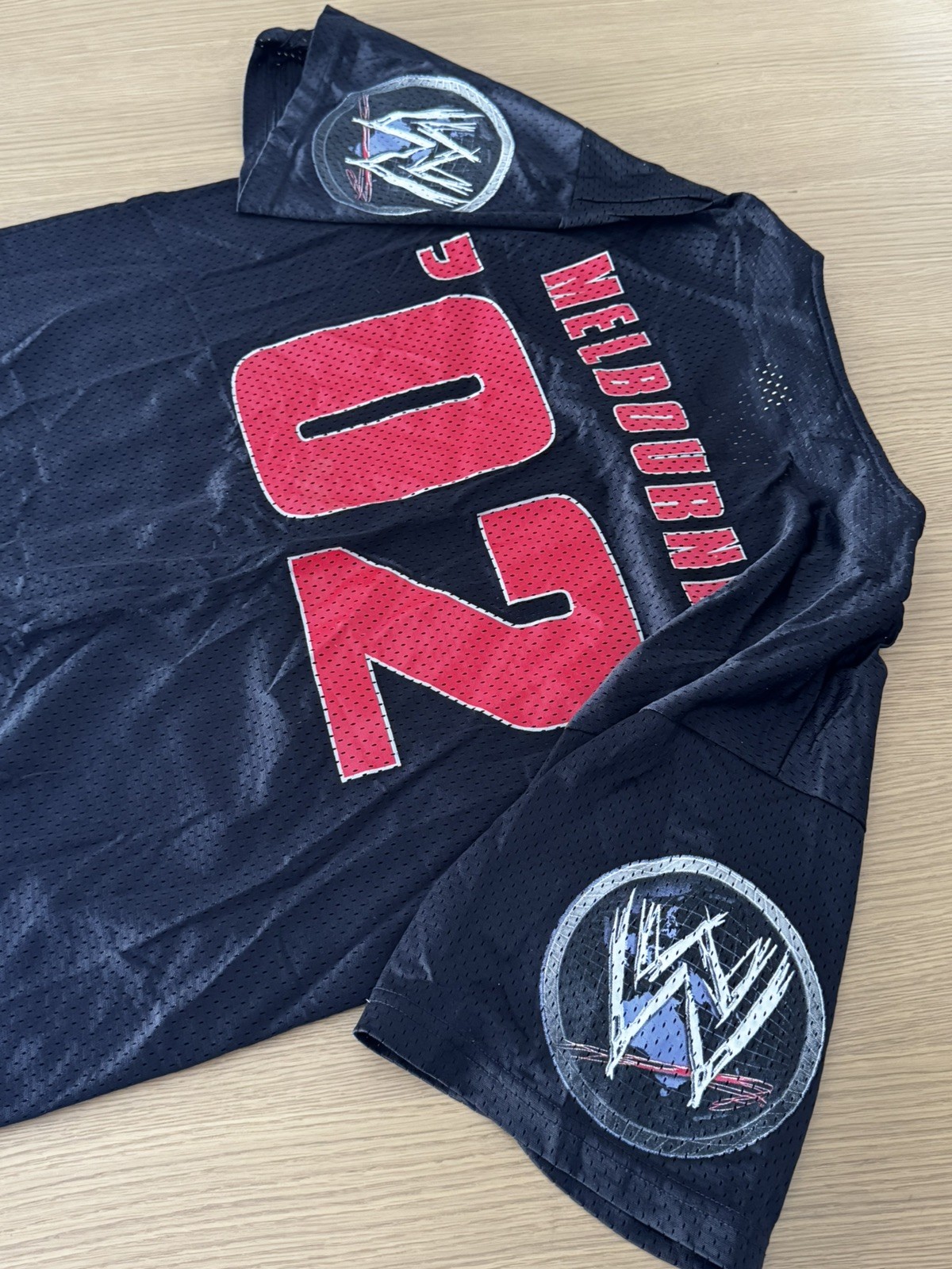 WWE Global Warning Shirt 2002 - Mint Condition NEVER WORN (Melbourne AUS Tour) gallery