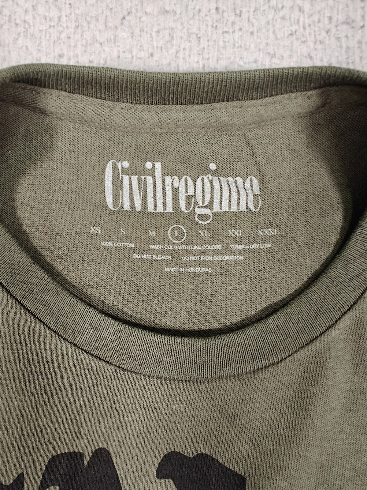 Civil Regime Shirt Mens Large Angel Grim Reaper Doves Graphic Streetwear Tee gallery
