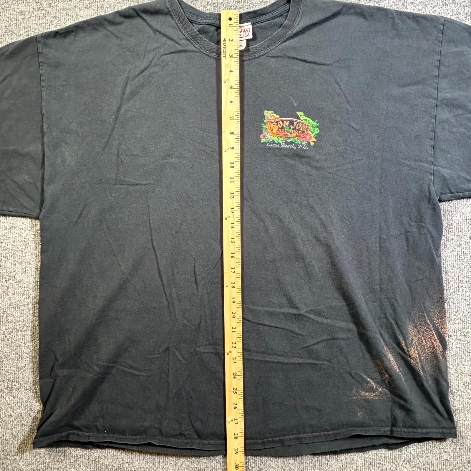 Ron Jon Surf Shop T-Shirt Men's 3XL Gray Cotton Cocoa Beach Graphic Outdoor gallery