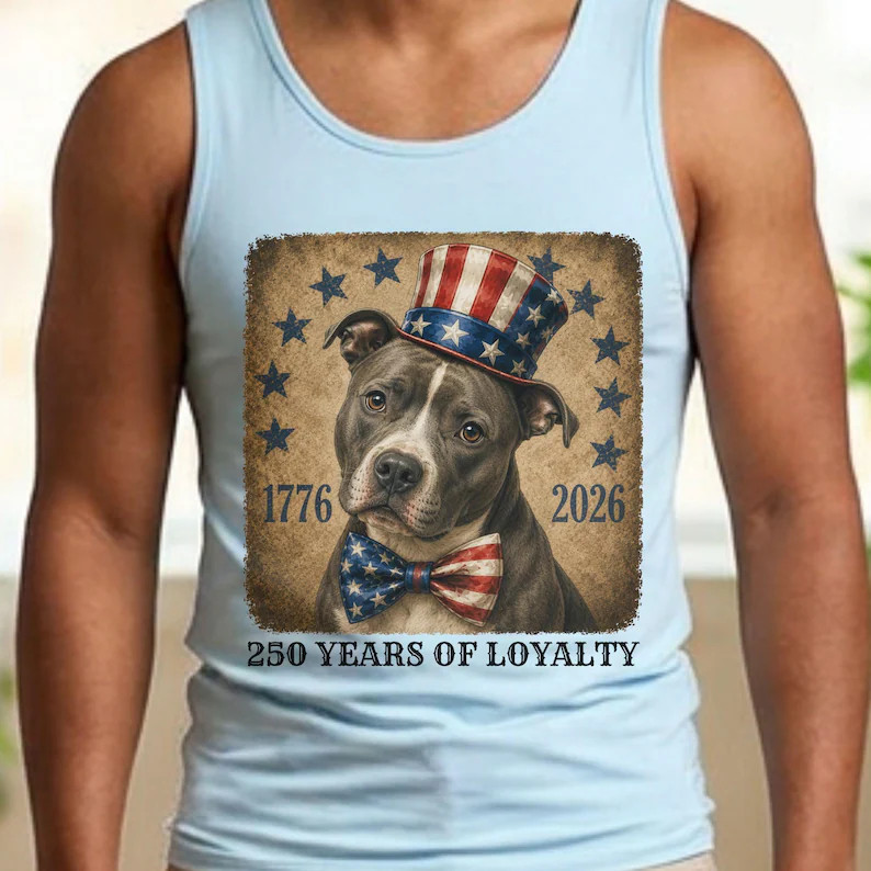 Yellow Lab Patriotic Tank Top gallery