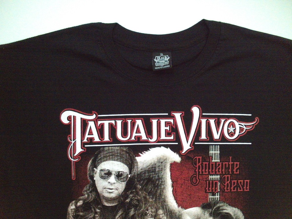 TATUAJE VIVO SHIRT,EL TRI ROCK URBANO INTERPUESTO BANDA BOSTIK EL HARAGAN SUR 16 gallery