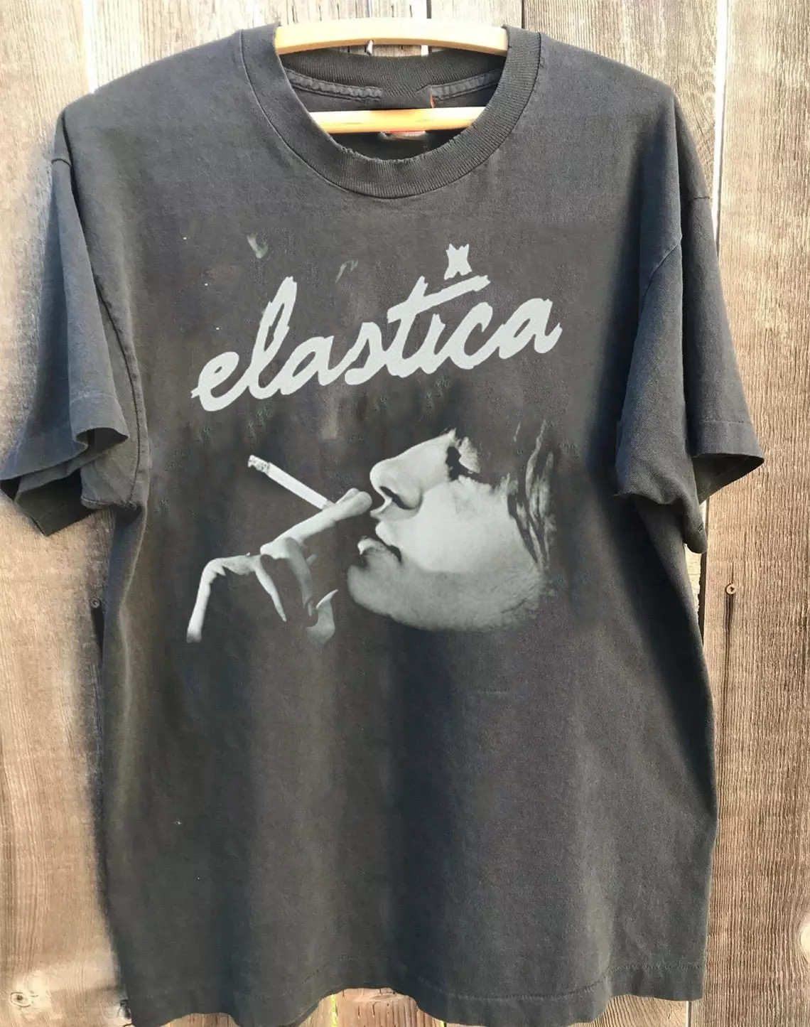 Elastica Band Smoking Charcoal Style T-shirt All sizes S-5XL TU62 gallery