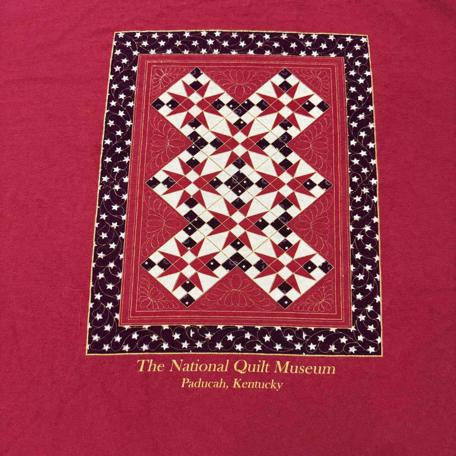 Vintage National Quilt Museum Shirt Mens XL Paducah Kentucky Quilt Tee gallery