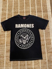 Vintage Ramones Shirt 2006 Black Graphic 1 2 3 4 Label Tee