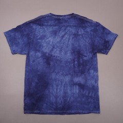 The Mountain USA Kitten Patriotic Graphic Mens Large Blue Tie Dye T Shirt NWOT