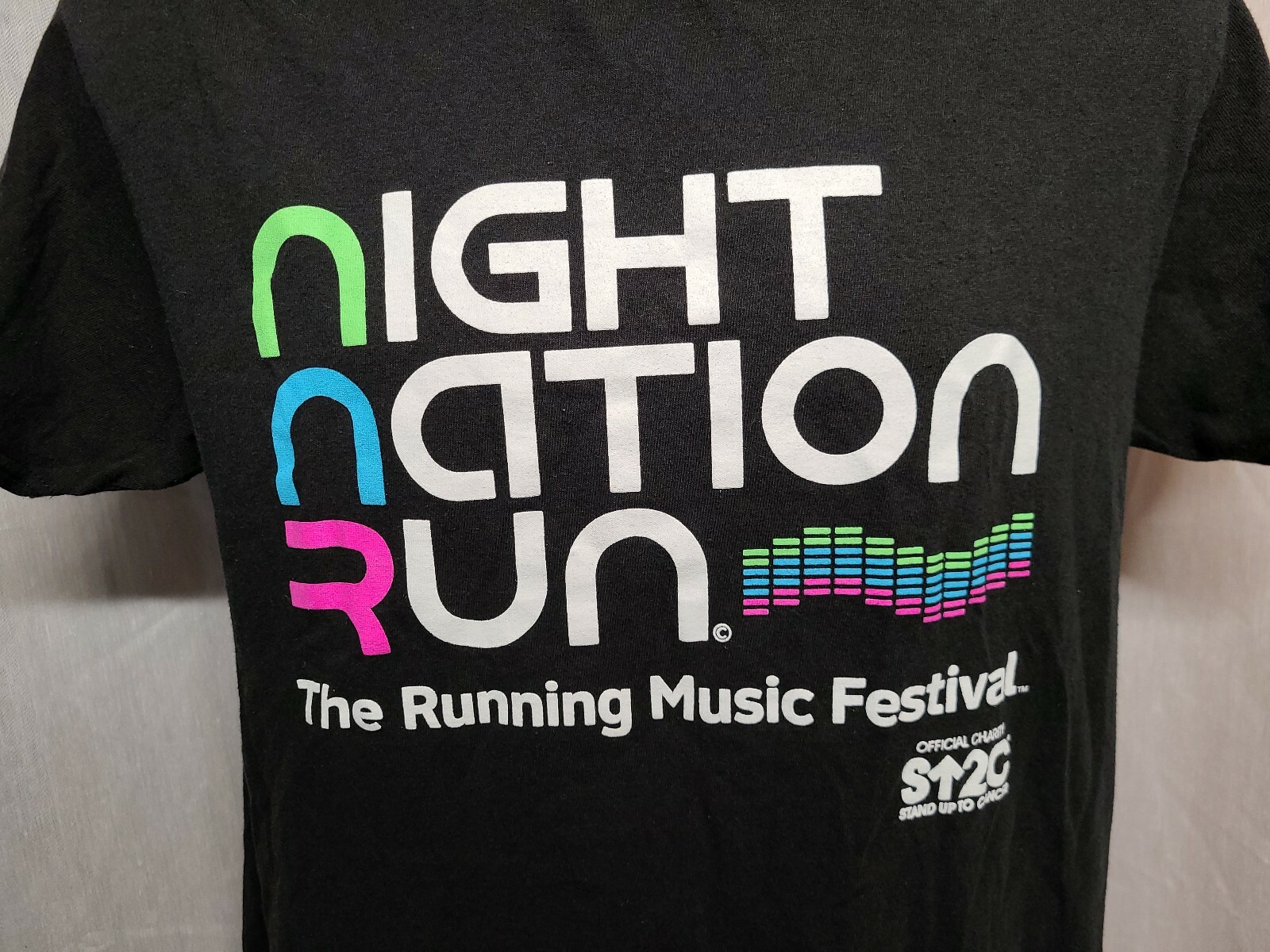 Night Nation Run The Running Music Festival Adult Medium Black TShirt gallery