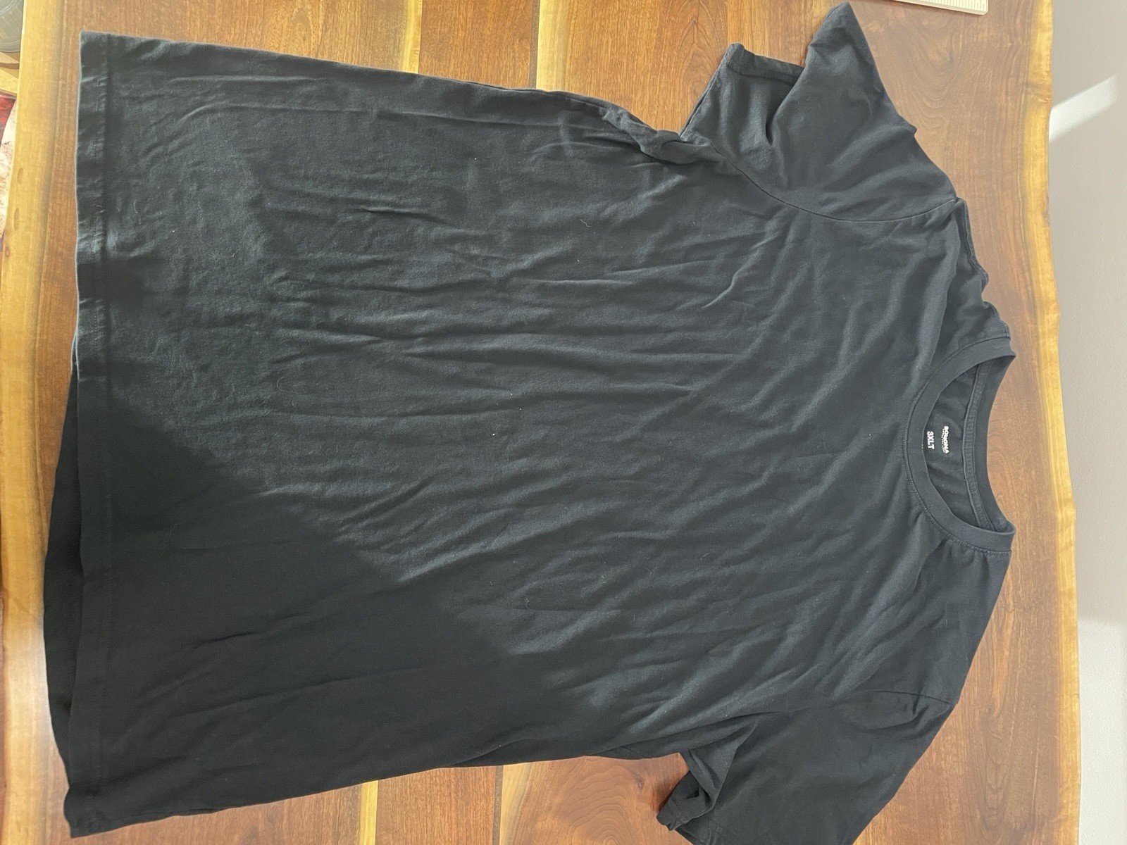 Black Men's 3XLT Big & Tall Short Sleeve Crew Neck Cotton T-Shirt gallery