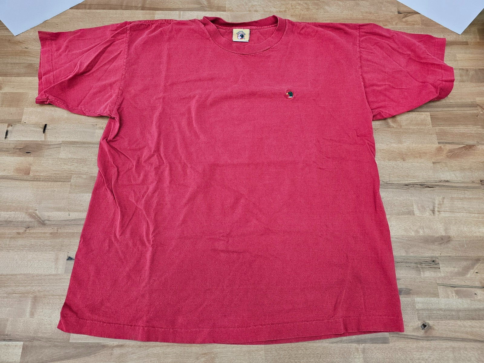 Vintage Duck Head Single Stitch Size T-shirt Made in USA Large, See Measurement