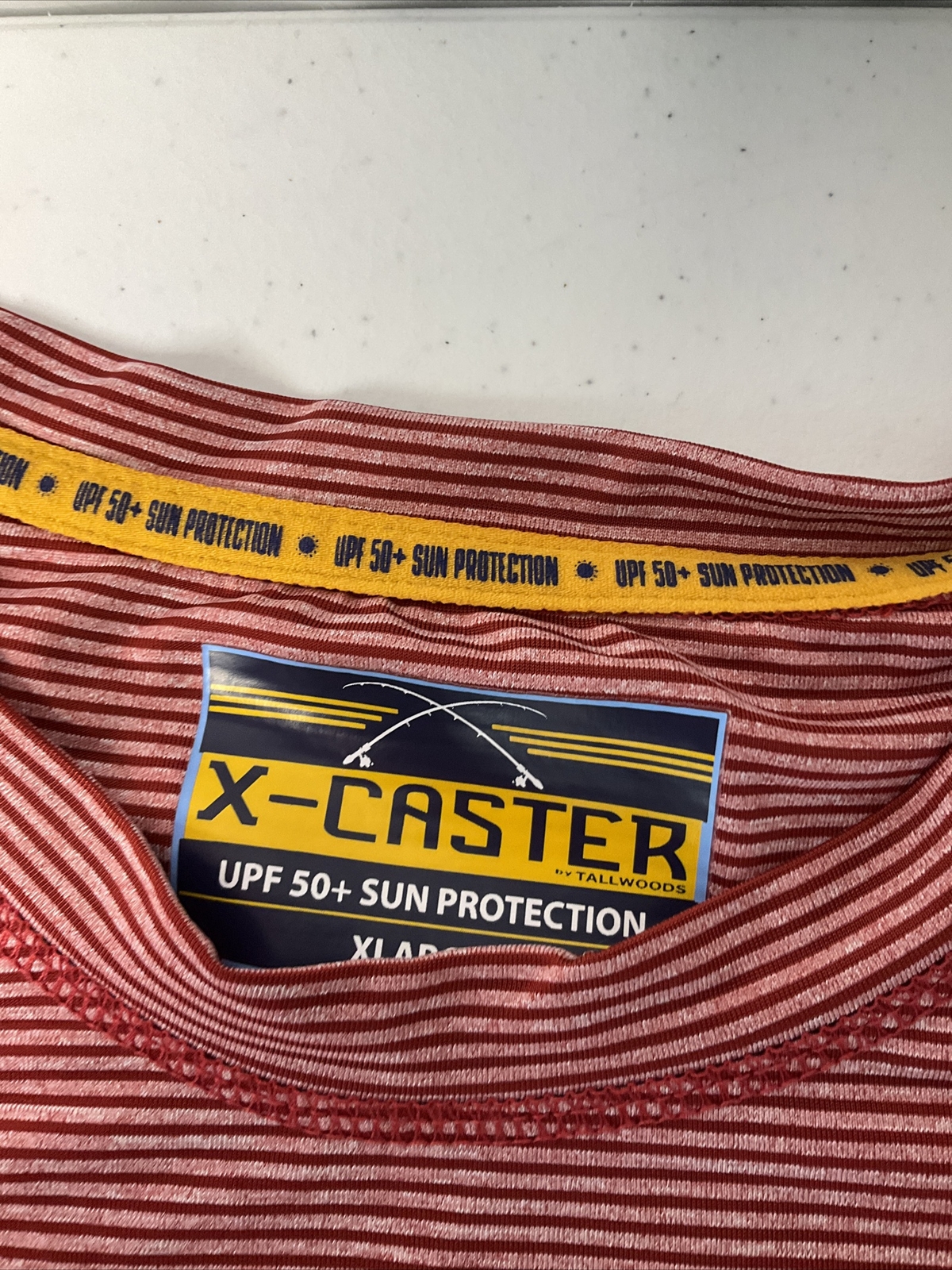 X-Caster Shirt Mens XL UPF 50+ Sun Protection Long Sleeve Fishing Camping Crew gallery