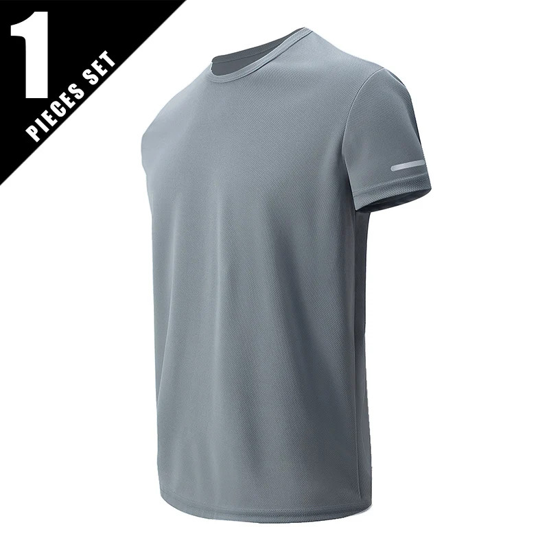1/2Pcs Men’s Summer Solid Color Mix And Match Short-sleeved Young Men’s Loose