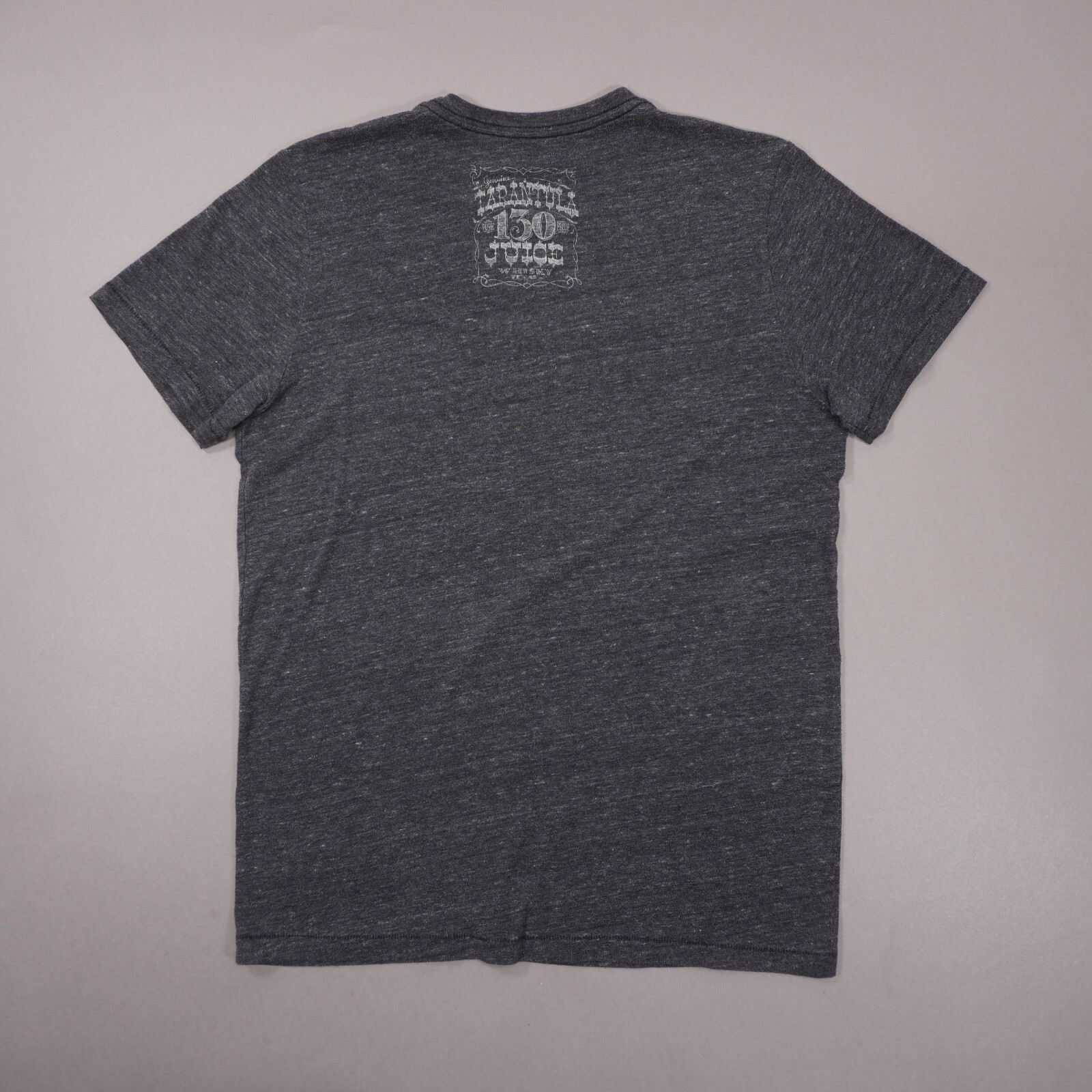 Lucky Brand Tarantula Juice 130 Proof Whisky Mens Medium Charcoal Gray T Shirt gallery