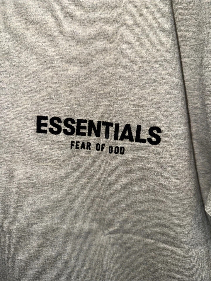 NWT FEAR OF GOD ESSENTIALS T-SHIRT SS22 "Dark Oatmeal" AUTHENTIC (SIZE XXS-XXL) gallery