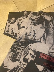 Vintage 90s Johnson Space Center Houston Texas JFK NASA Space City AOP Size XL
