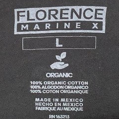 Florence Marine Men’s Size Large Gravity Movie Organic Tee Black T-Shirt M18-2