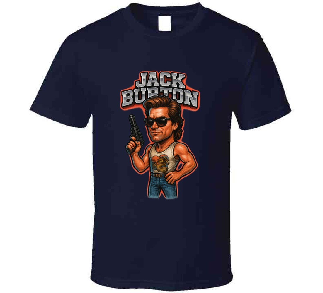 Big Trouble In Little China Jack Burton Retro 80's Movie Caricature T Shirt gallery