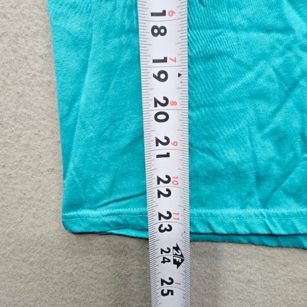 Beautiful Giant Mens Size Large Turquoise Short Sleeve T-Shirt Pocket gallery