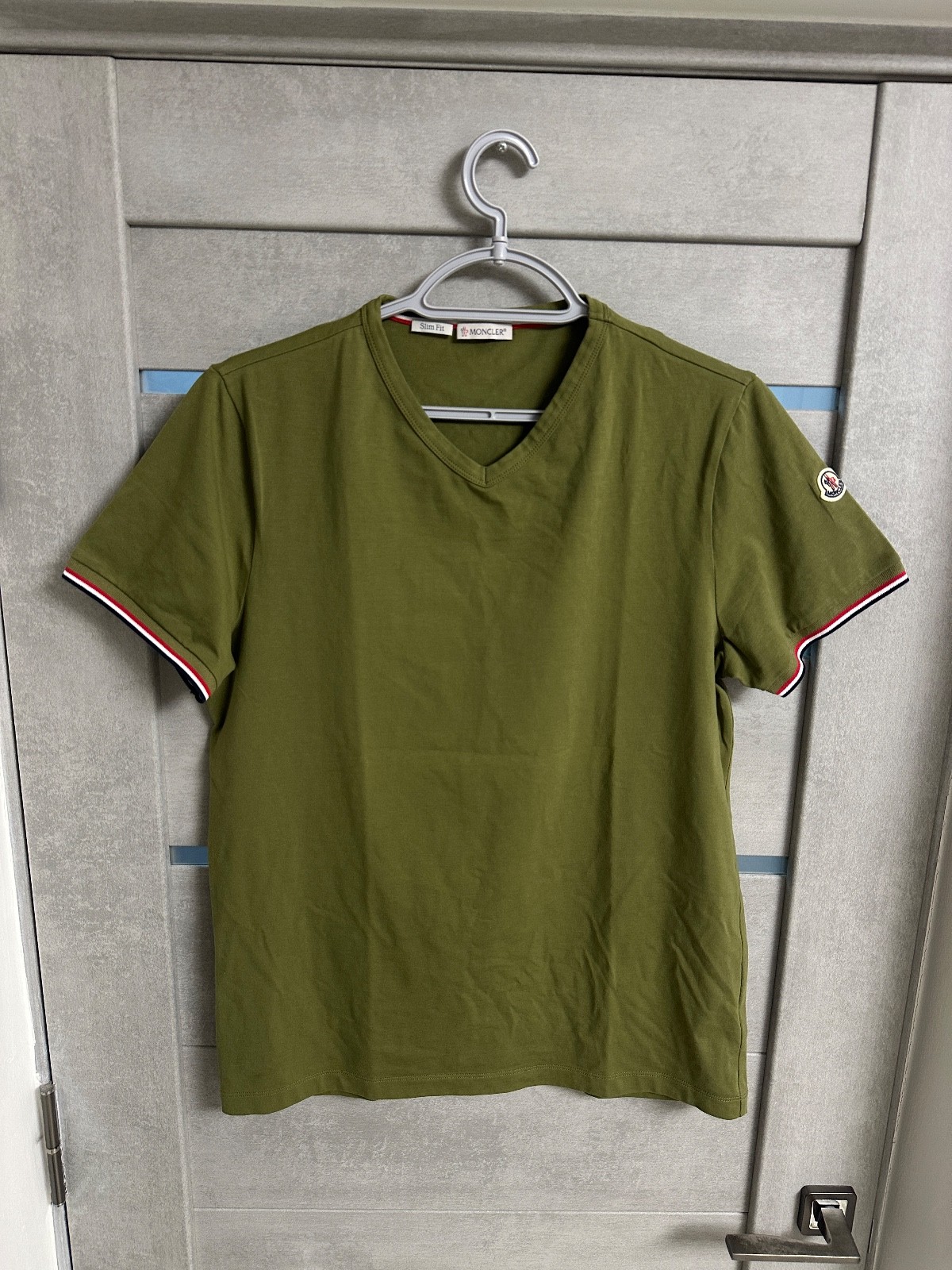 Moncler Authentic Shirt Mens Size L Olive
