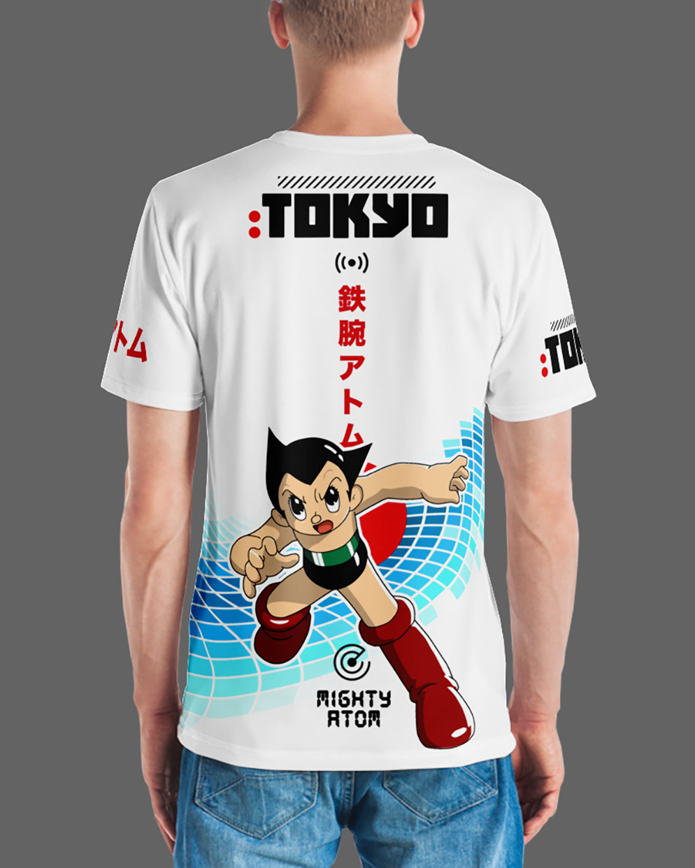 Astro Boy Tokyo All Over Print Men's Crew Neck T-Shirt All Sizes gallery