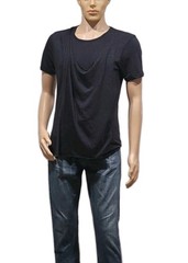 Zara Man Rare Draped Front Size M Short Sleeve Tee Shirt #C