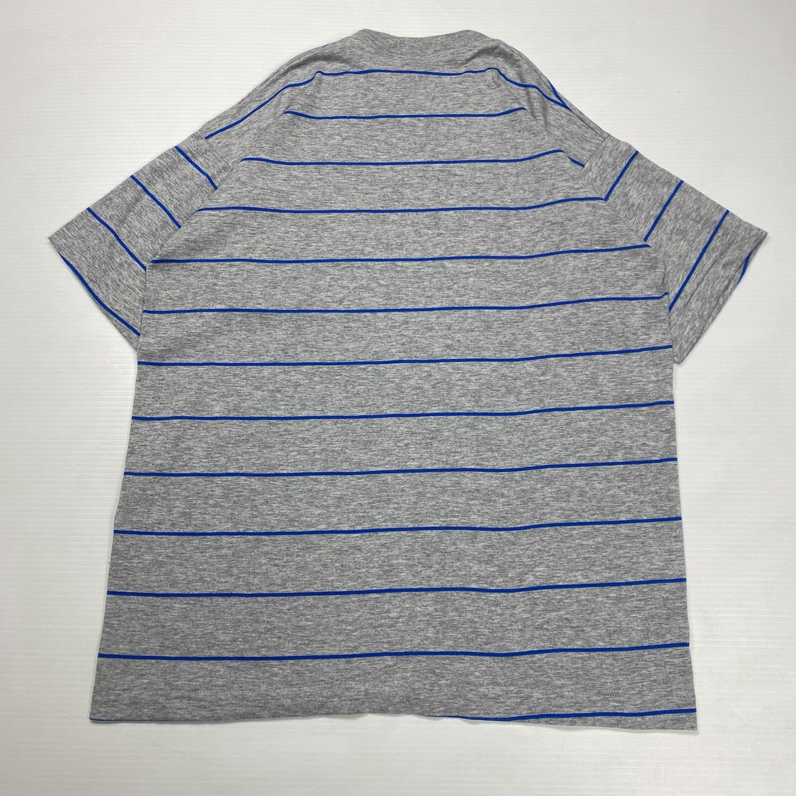 Vtg FILA Dominican Republic Beach Exploration Team Mens T-Shirt L Gray Striped gallery