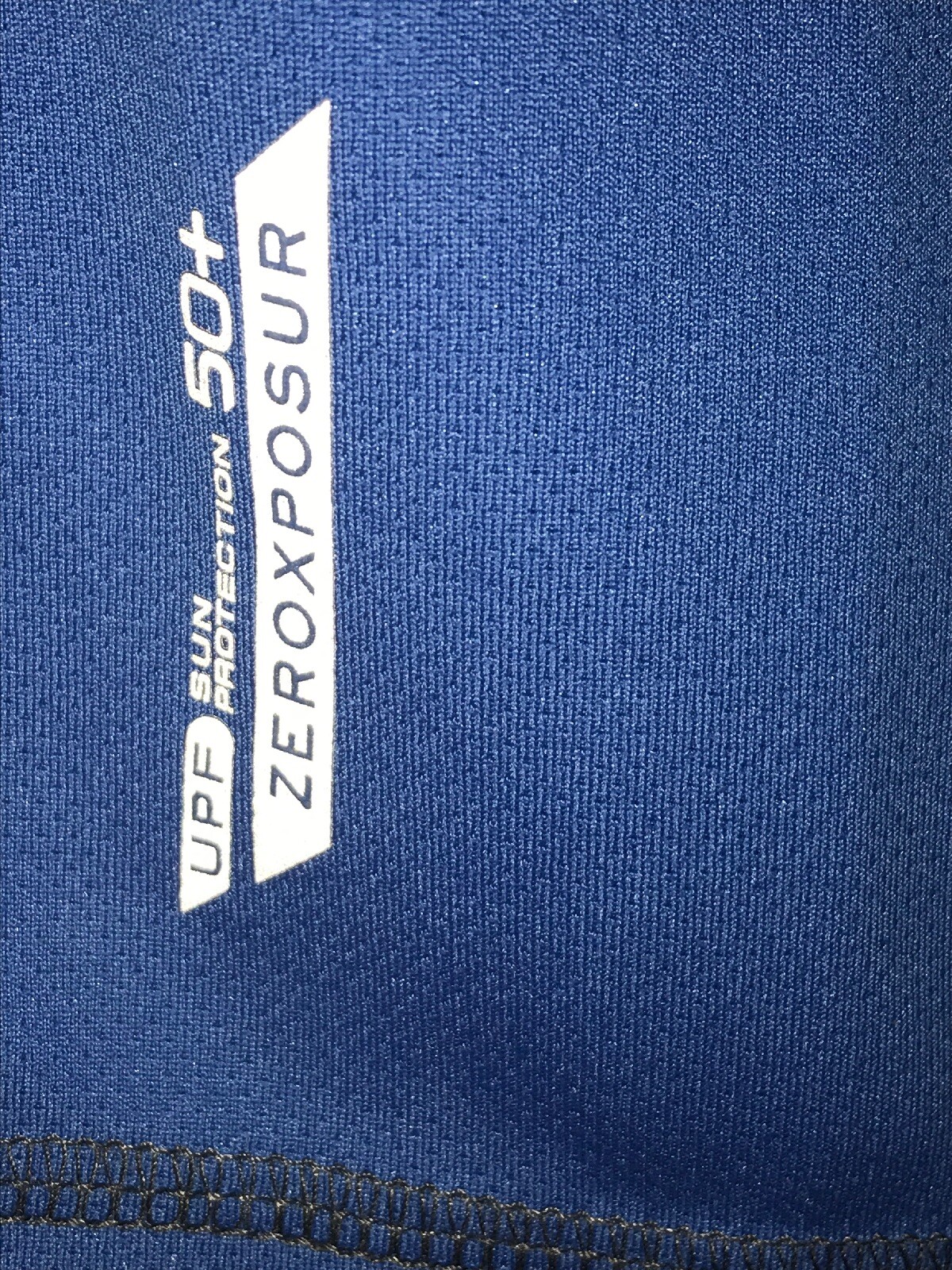 Men's ZEROXPOSUR Blue Crew Neck Active Short Sleeve T-Shirt Size Small gallery