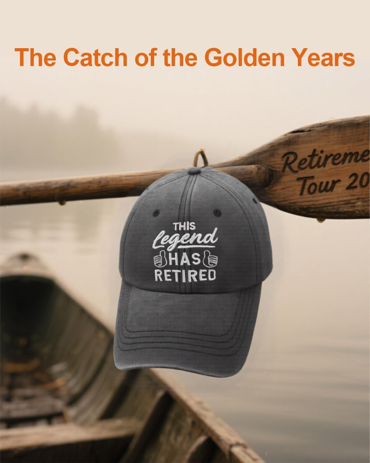 Retirement Hats for Men The Legend Has Retired Embroidered Cotton Adjustable ... gallery