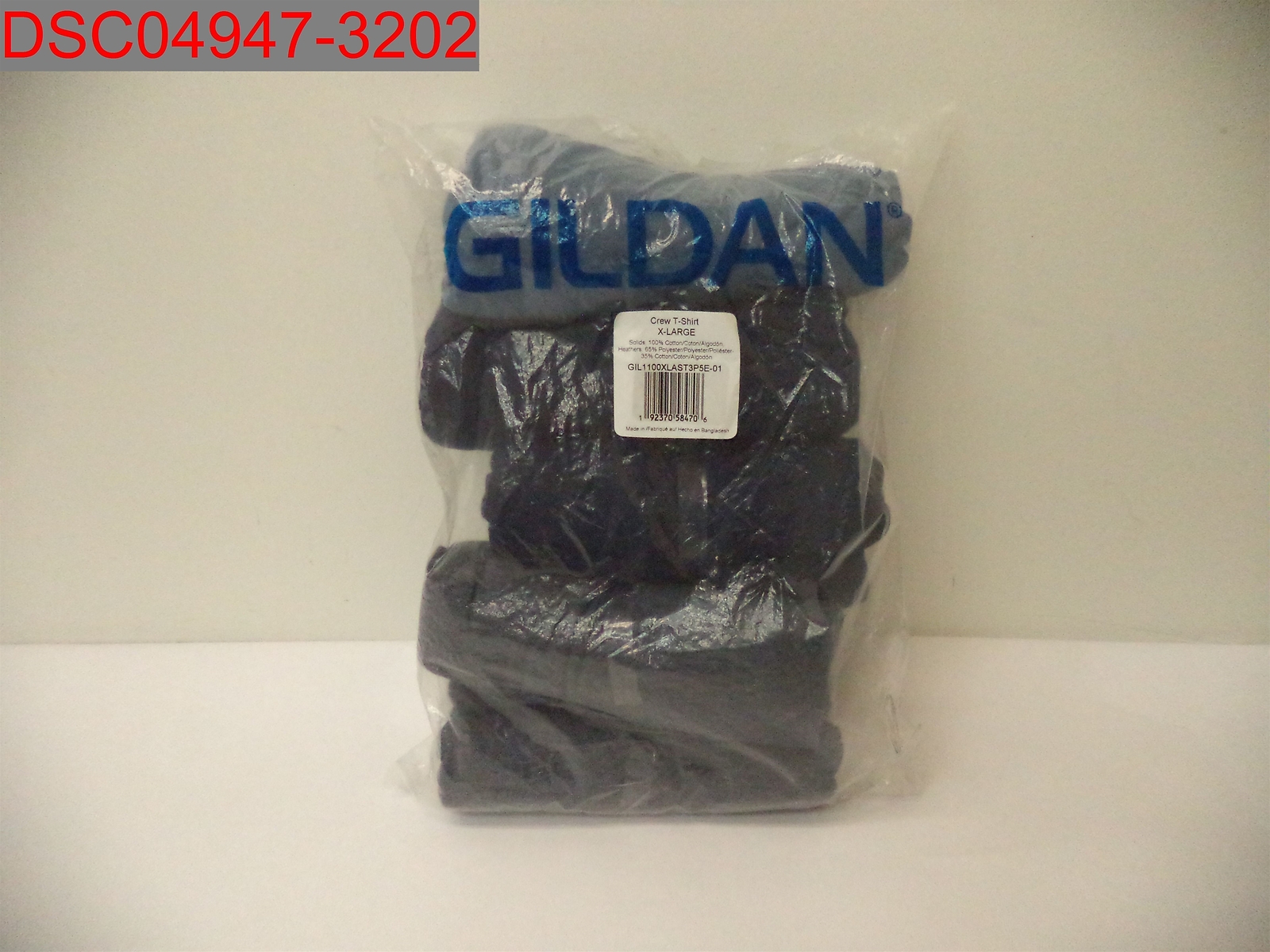 NWT – Gildan Men’s Blue 6 Pack Short Sleeve Crew T-Shirts, Size XL 192370584706