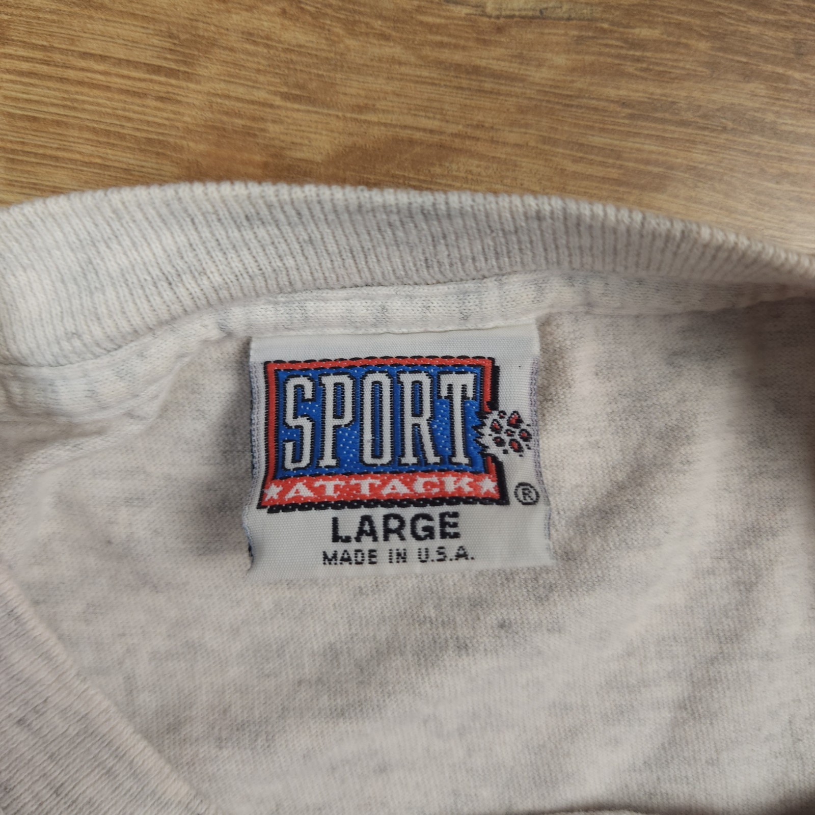 Vintage 90s Detroit Red Wings T-Shirt Youth Large NHL Yzerman Fedorov USA gallery