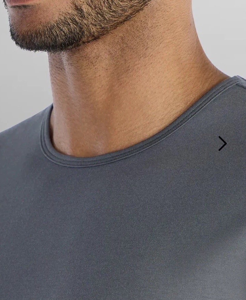 BYLT Premium Basics T-Shirt Mens M Drop Cut S/S Bylt Blend Signature Charcoal gallery