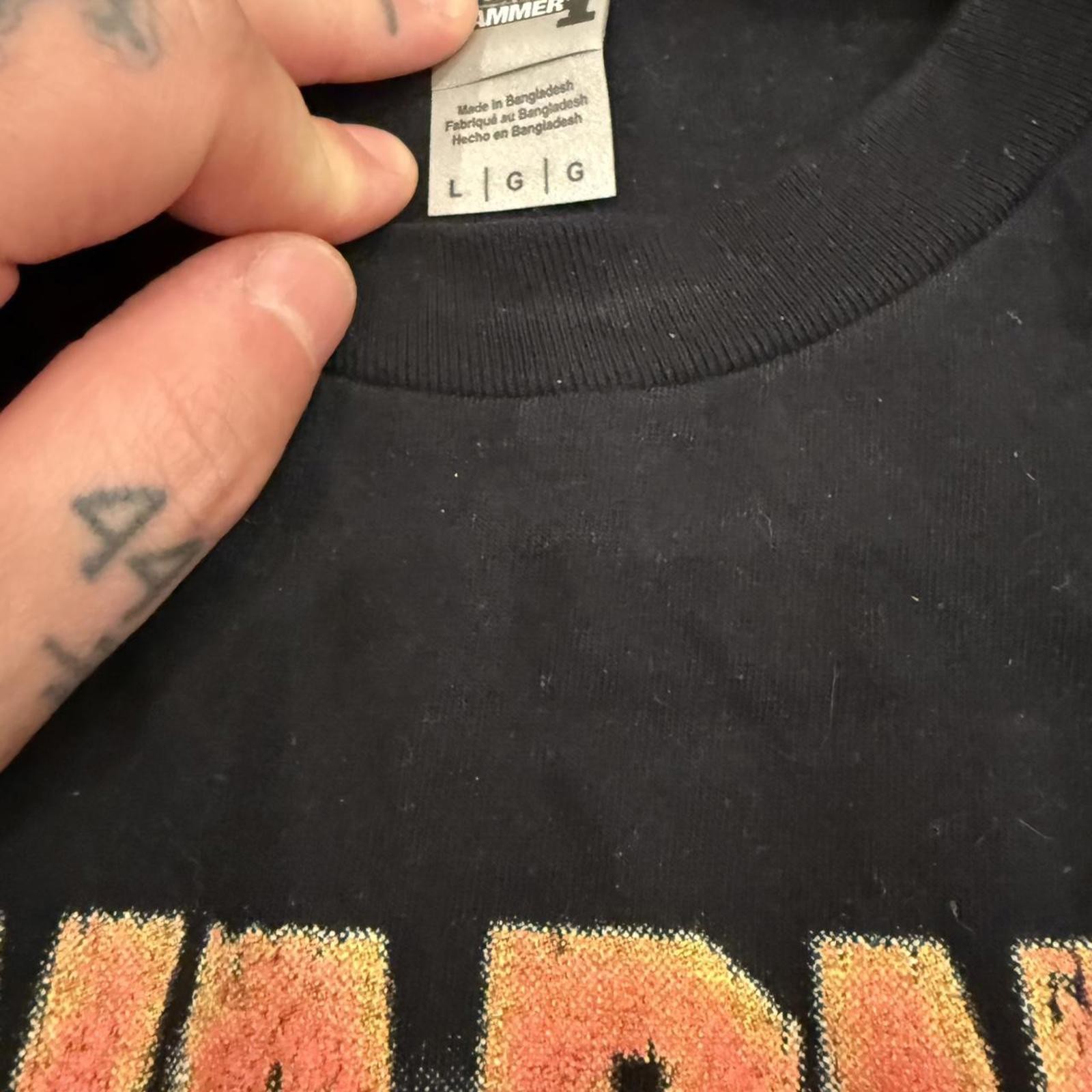 No Warning - Ill Blood Biker Rat Shirt - L gallery