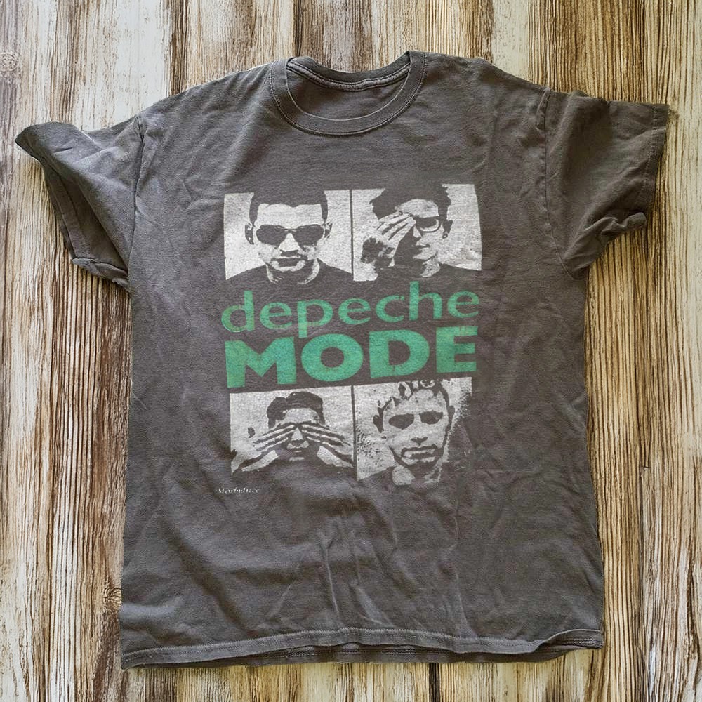 NEW! Depeche Mode Band Shirt Rare Design Unisex Charcoal T-shirt Size S-5XL gallery