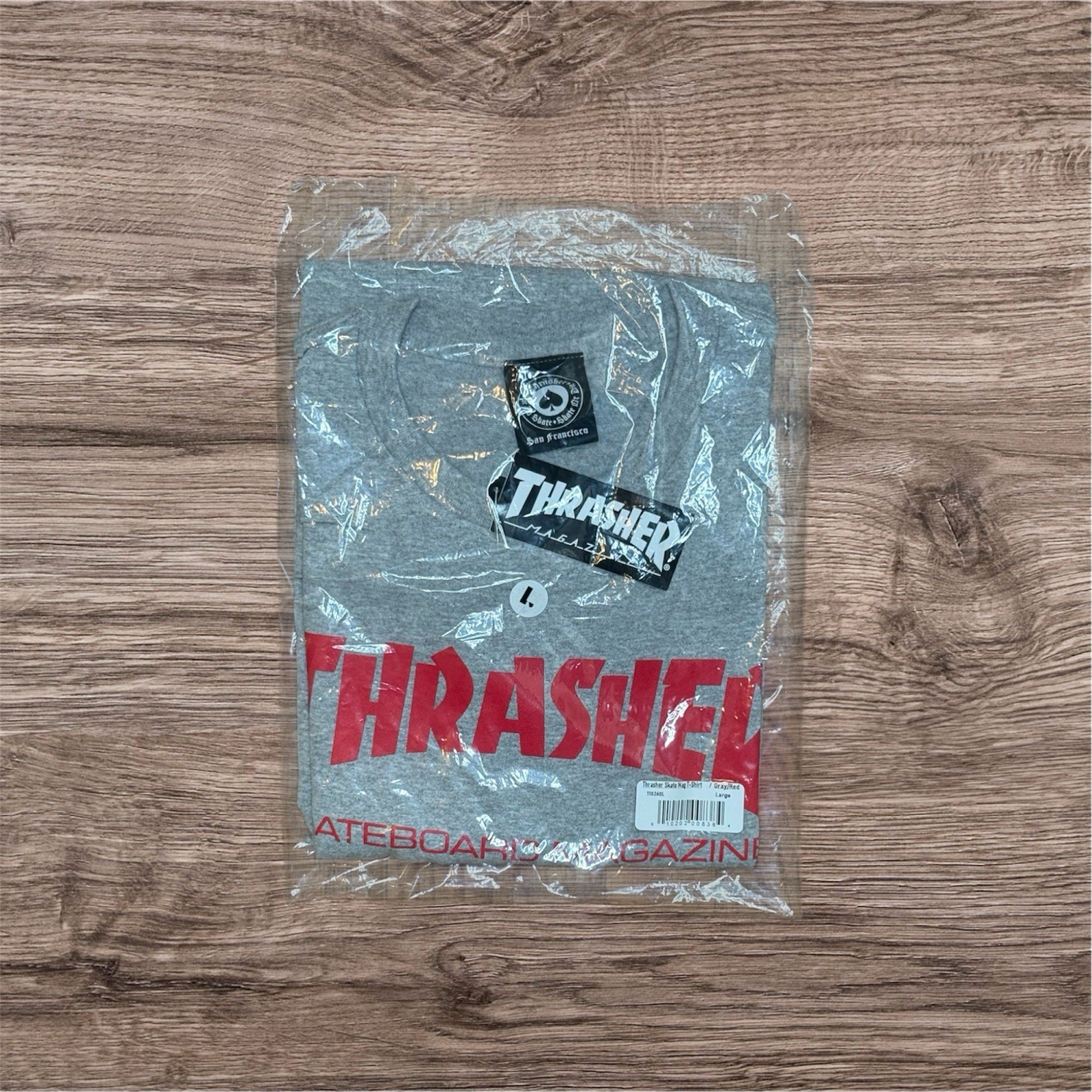 Thrasher Skate Magazine T-Shirt Grey/Red Size X-Large gallery