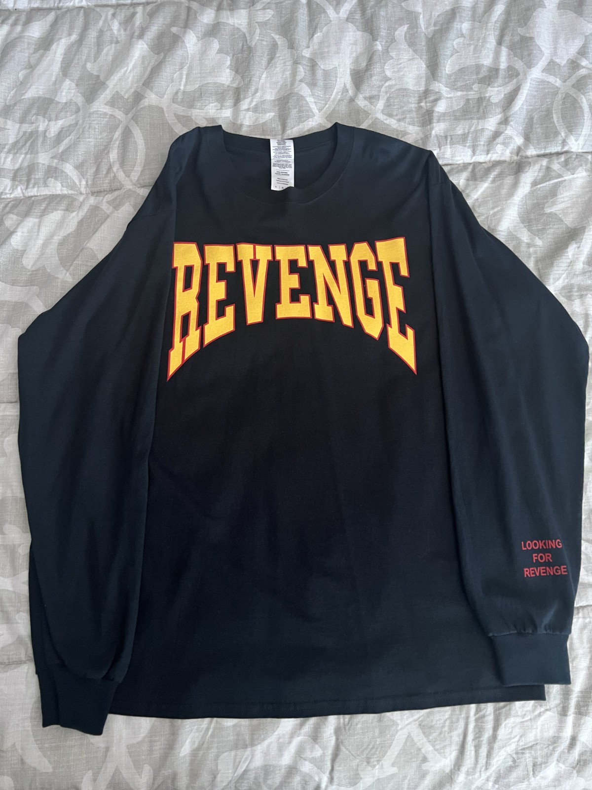 Drake Revenge Summer Sixteen Long Sleeve T Shirt Men’s Large Black OVO Iceman